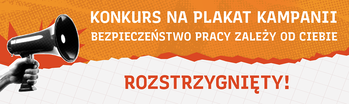 Grafika z informacją o rozstrzygnięciu konkursu na plak