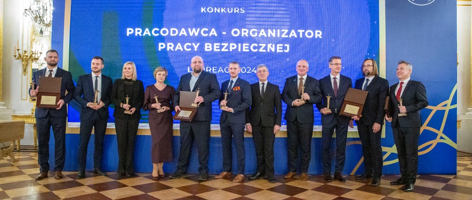 Laureaci konkursu „Pracodawca – organizator pracy bezpiecznej”